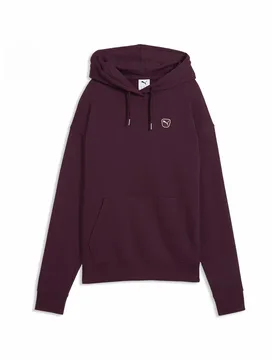 Felpa Con Cappuccio Essential Elevated Comfort Ruby Noir L - Puma - FashionsVida