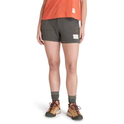 Womens X Icebreaker Merino Terry Chino Shorts - Dark Grey Wool - Size Medium