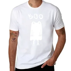 Frog Ghost T-Shirt Simple Casual Short Sleeve Tee