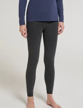 Fluffy Women's Fleece Lined IsoTherm Leggings - Grey - Grey - Size: M - Mountain Warehouse - FashionsVida