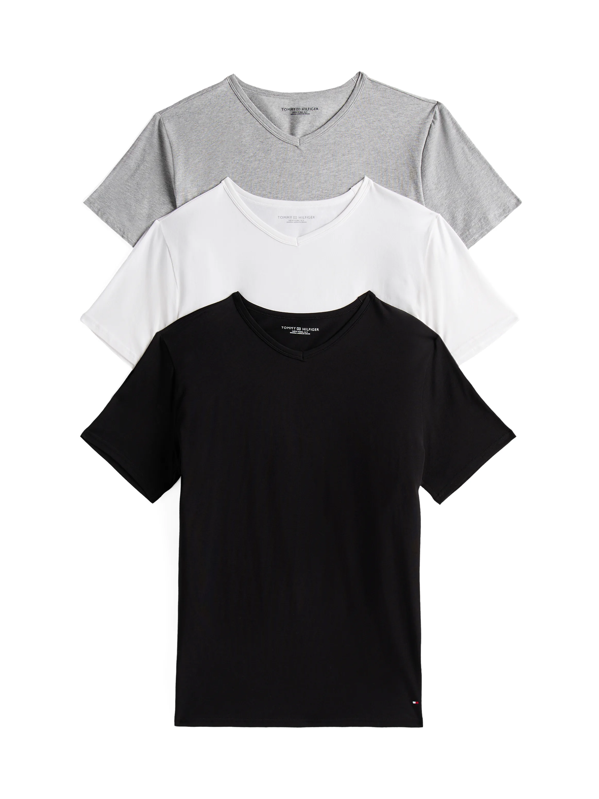 XXL STRETCH VN TEE SS 3PACK male - XXL - FashionsVida