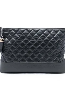 Large Aged Calfskin Gabrielle O Case Clutch - Chanel - FashionsVida