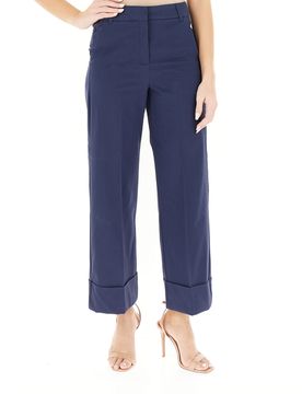 Pantalone misto cotone BLU NAVY 46
