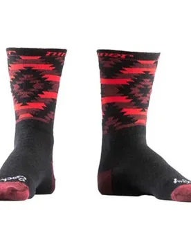 Niner Calzini Serape Black / Red