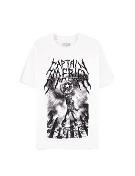 Marvel T-Shirt - Glory - S bis XL - für Männer - Größe XL - weiß - Lizenzierter Fanartikel - Männer - male - Captain America - FashionsVida