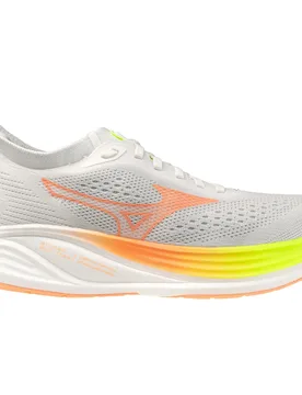 Scarpe Da Running Neo Zen 2 GF White / Flamingo Coral / Lime P EU 40 1/2 - Mizuno - FashionsVida