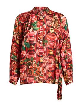 CHUFY Hemd Damen Tomatenrot L Damen