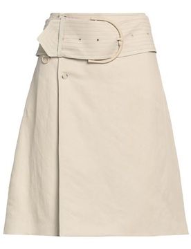 Midi-Rock Damen Beige 34,36 Damen