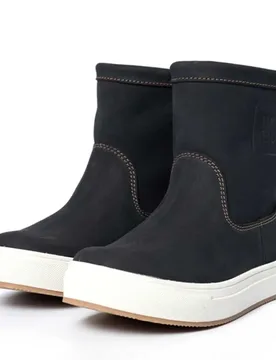 Lowcut Leather Boots Navy EU 37 Men,Women - Boat Boot - FashionsVida