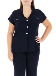 Maglia misto viscosa BLU NOTTE XXL