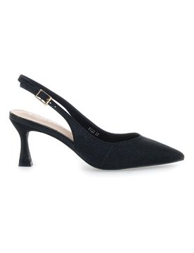 Décolleté Slingback Nere a Punta P529 37