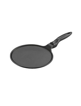 Crepera de 27 cm con utensilios de madera negro