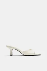 Heeled Mule Sandals (Size: )