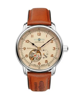 Montre 9666-5 Automatic 40mm Silver One Size - Zeppelin - FashionsVida
