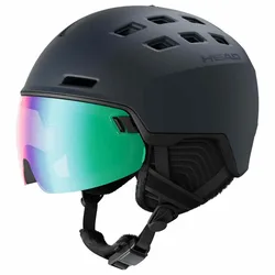 Casque Avec Visière Radar Photo Anthracite 56-59 cm unisex