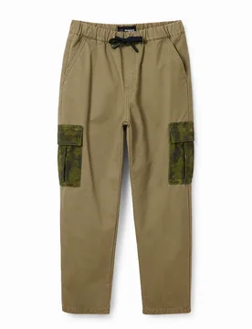Pantalon cargo poches GREEN 5/6 male - Desigual - FashionsVida