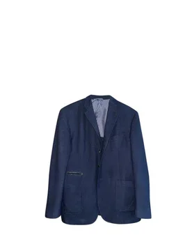 Croc Embossed Patch Detail Cashmere Jacket - Franck Namani - FashionsVida
