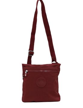 Mindesa Bolso de hombro rojo vino