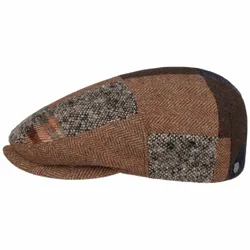 Rafterson Patchwork Flat Cap by - brown - Herren - Size: S (54-55 cm)