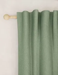 Brushed Multiway Blackout Curtains Sage