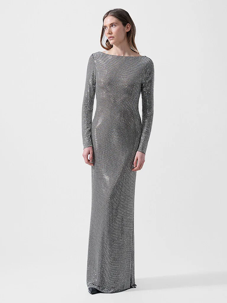 Vestido de noche plata 36 - Self-Portrait - FashionsVida