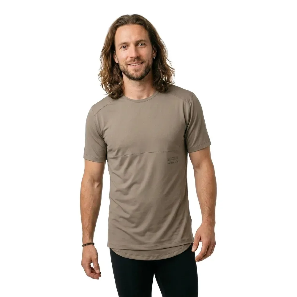 Maglietta A Maniche Corte Endurance Tech Toast Beige 2XL - Scott - FashionsVida