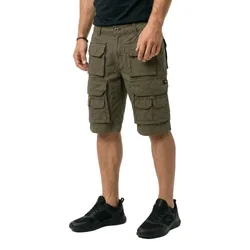 Industries Pantaloni Corti Battle Dark Olive 31