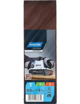 Bandas de lija para decapado 75 x 533 - NORTON EXPERT - FashionsVida