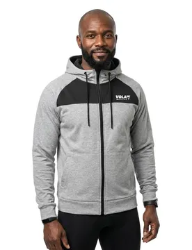Sweat-shirt à Zip Grey M Homme