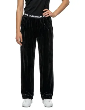 Pantalon De Survêtement A4w10135 Wide Leg Black S - Karl Lagerfeld Jeans - FashionsVida