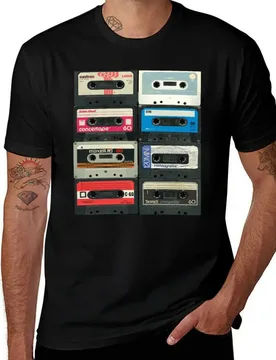 S 80's cassettes! T-Shirt Retro Style Print Casual Top - Aliexpress - FashionsVida