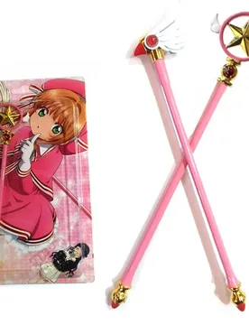 Anime Card Captor Kinomoto Sakura Cosplay Wand Unisex Clow Star Form Sealing Halloween Model Props - Aliexpress - FashionsVida