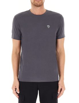 T-shirt girocollo GRIGIO SCURO M