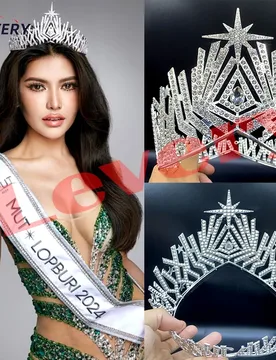 Levery 2024 New Miss Thailand 2023 Big Crown Pageant Diadem Costume Wedding European Headpieces - Aliexpress - FashionsVida