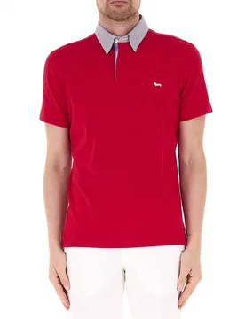 Polo maniche corte ROSSO M - Harmont & Blaine - FashionsVida