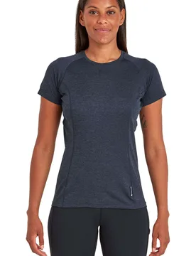Dart camiseta montaña manga corta mujer Azul (S) - Montane - FashionsVida