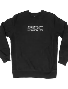 Sweat-shirt Zero Logo Crew Black L ,Femme
