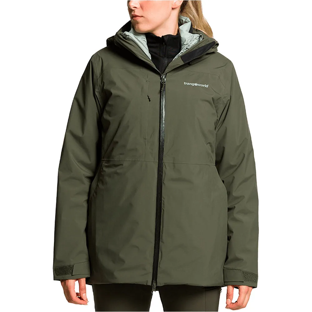 Lohra complet chaqueta impermeable insulada mujer Verde (M) - Trango - FashionsVida
