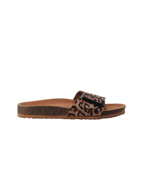 Pantofole da bagno da donna PRTKaisa Leopard cammello 40 - Protest - FashionsVida