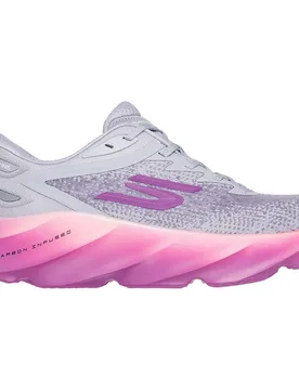 Skx Aero Burst Running Shoes Lavender / Neon Pink UK 5 Women - Skechers - FashionsVida