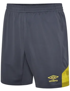 Mens Vier Shorts (Carbon/blazing Yellow) - Multicolour - Size Large - Umbro - FashionsVida