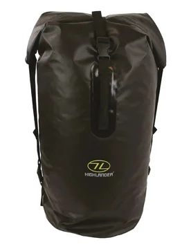 PVC Packsack Troon 70L schwarz Default Title adult - Highlander - FashionsVida