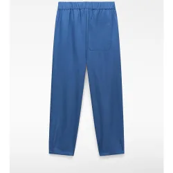 Pantalón recto de mujer tobillero barrel fit