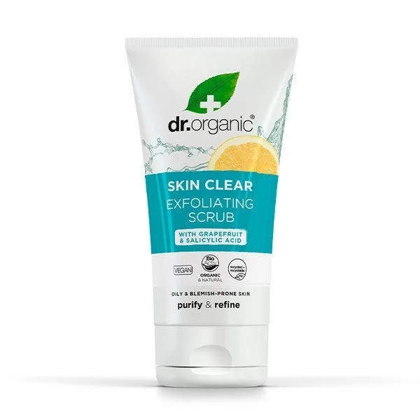 Skin Clear Organic Tree Exfoliating Scub - Dr. Organic - FashionsVida