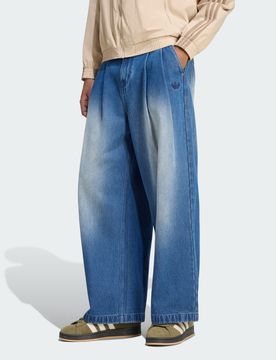 JEANS MID-RISE WIDE LEG 38" Denim