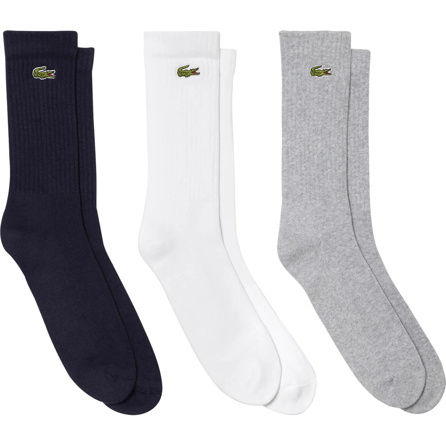 Socken, silber/weiß/navy 43_46 - Lacoste - FashionsVida