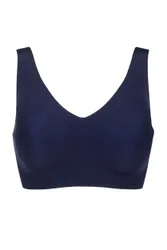 Women's Zero Feel Seamfree Bralette with Removable Pads Navy Small - Blue - Size: Small