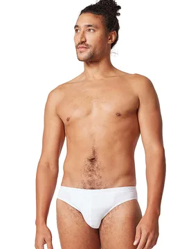 Slip lot de 2 COTTON RIB blanc blanc XL - Skiny - FashionsVida