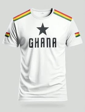Ghana Style Men's Youth Football Jersey Round Neck Design Comfortable Top Suitable For Football Match Training Daily Casual Wear - Aliexpress - FashionsVida