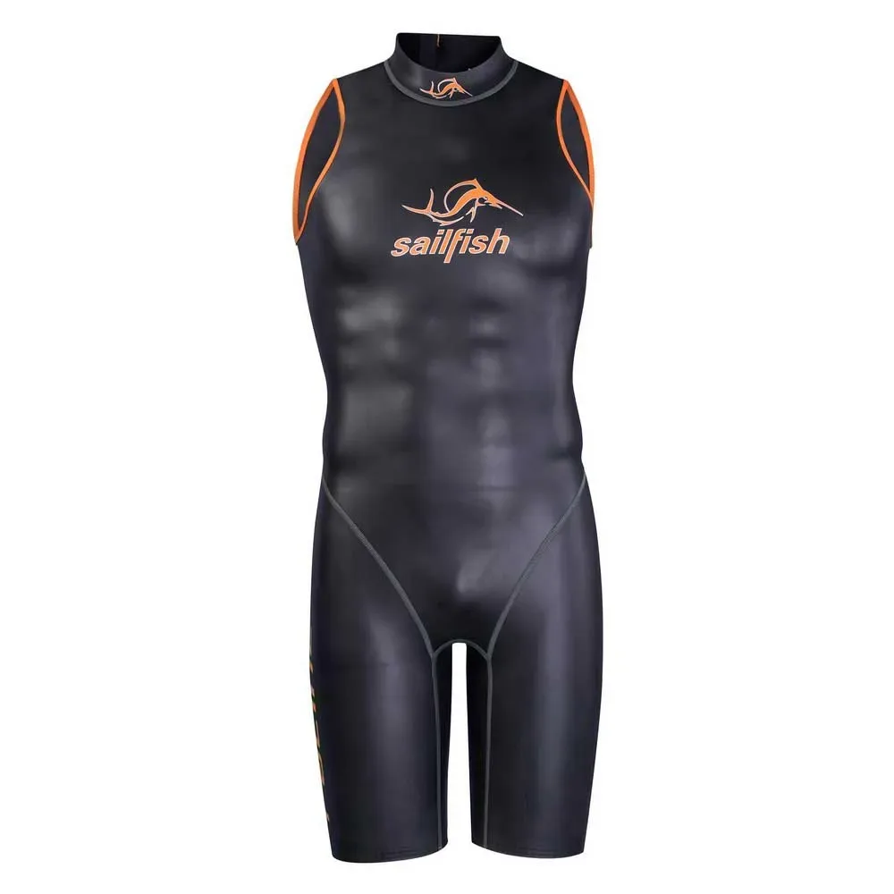 Pacific 3 Sleeveless Neoprene Wetsuit Black/Anthra S Men - Sailfish - FashionsVida